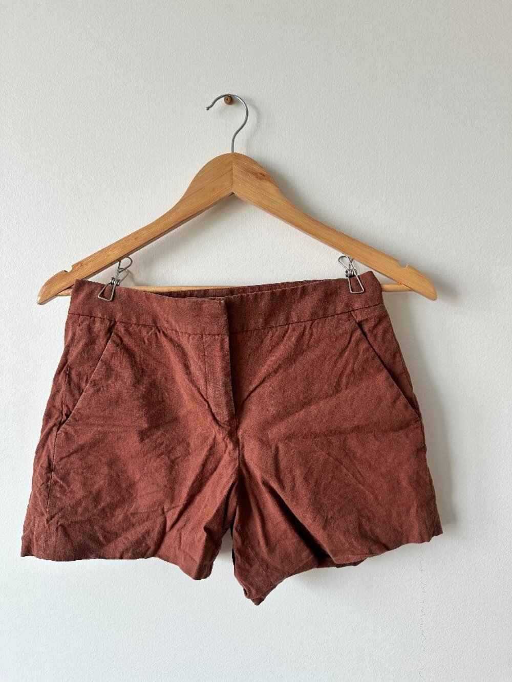 Theory Rust Brown Women's Shorts
